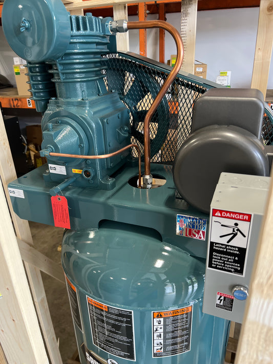 Saylor Beall 735-80V 5 horsepower Air Compressor- 80 Gallon - 17.3 Cfm - 175 Psi- 230/1 Phase