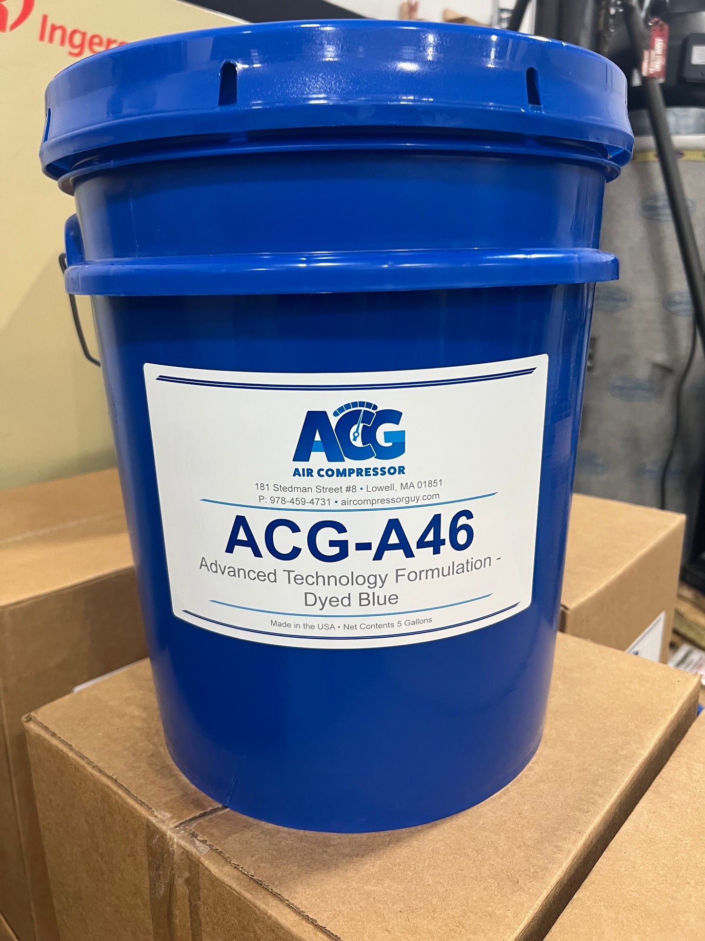 Rotary Screw Air Compressor Fluid - Advanced Technology Formulation - 5 gal.