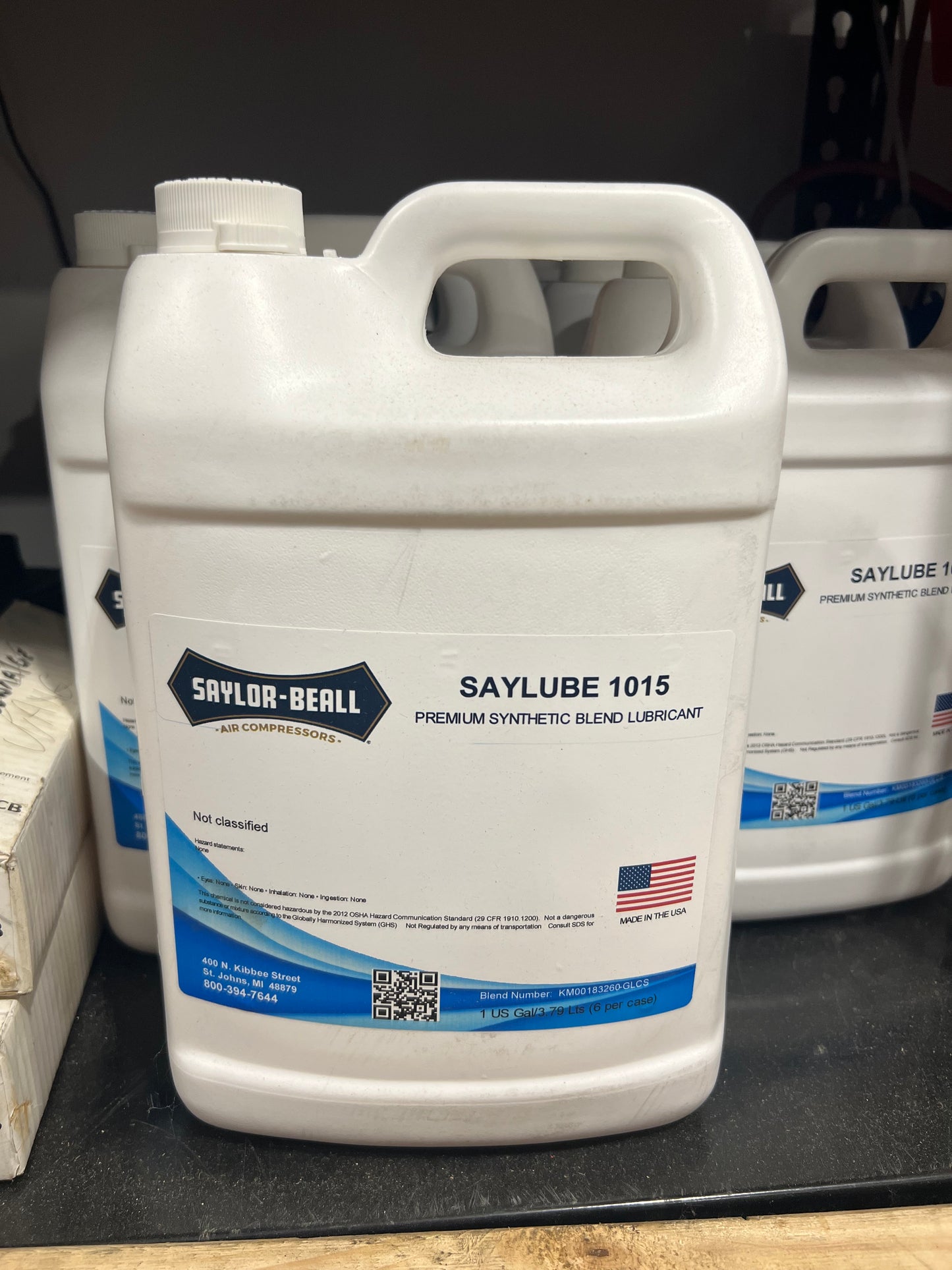 Saylor Beall SayLube 1015 Synthetic Air Compressor Lubricant - 1 gal.